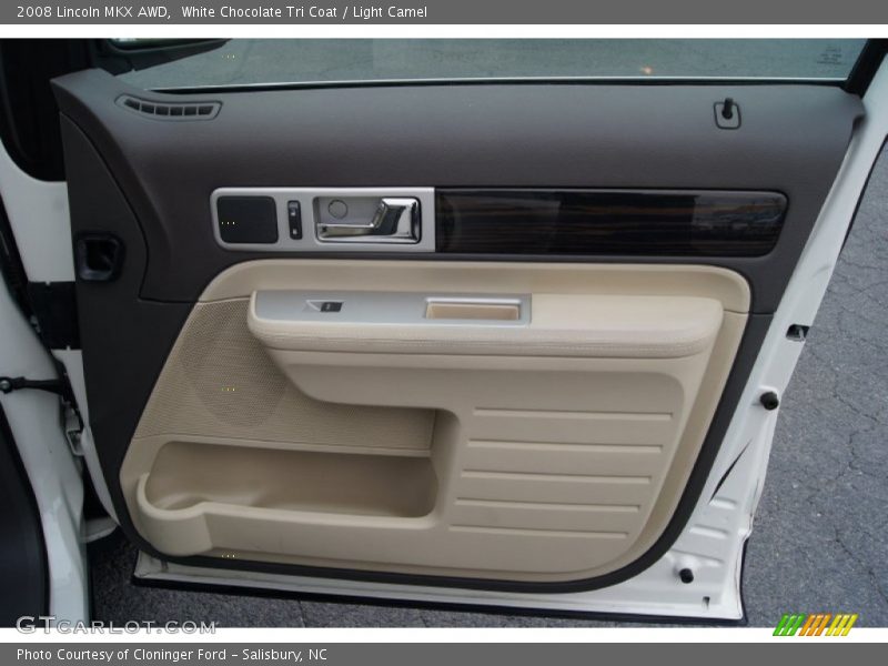 White Chocolate Tri Coat / Light Camel 2008 Lincoln MKX AWD