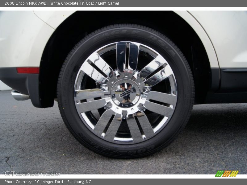 White Chocolate Tri Coat / Light Camel 2008 Lincoln MKX AWD