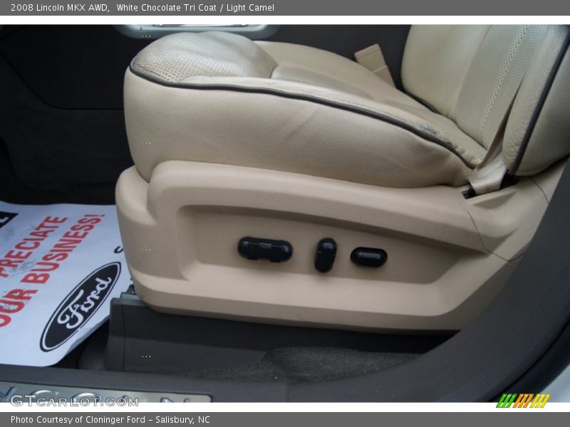 White Chocolate Tri Coat / Light Camel 2008 Lincoln MKX AWD