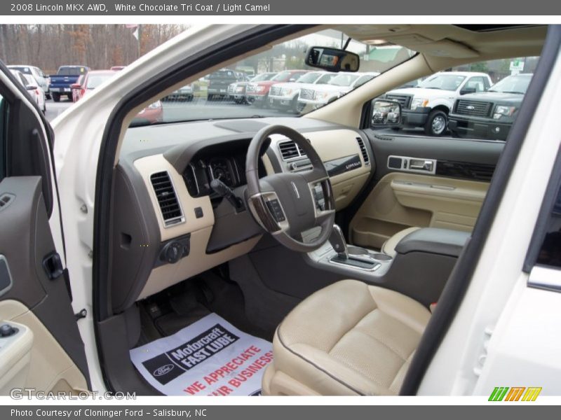White Chocolate Tri Coat / Light Camel 2008 Lincoln MKX AWD