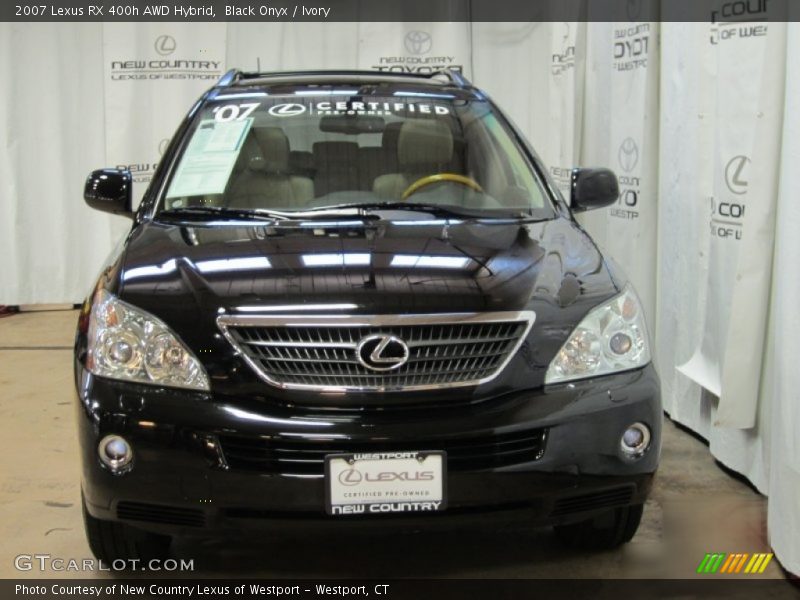 Black Onyx / Ivory 2007 Lexus RX 400h AWD Hybrid