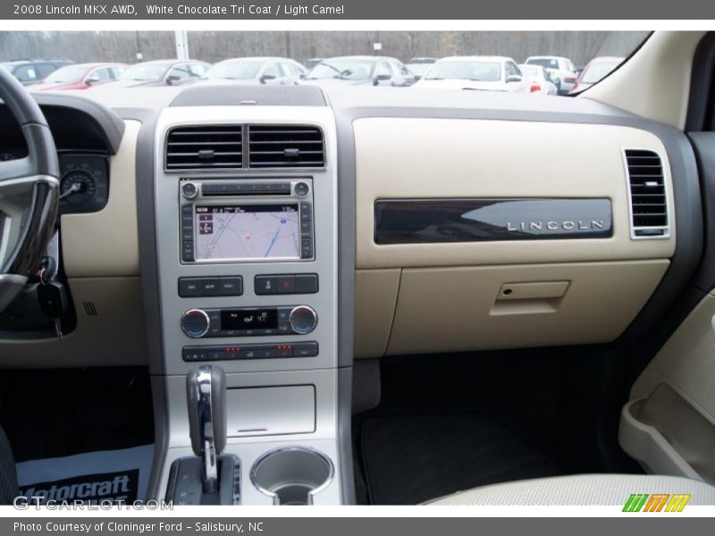 White Chocolate Tri Coat / Light Camel 2008 Lincoln MKX AWD