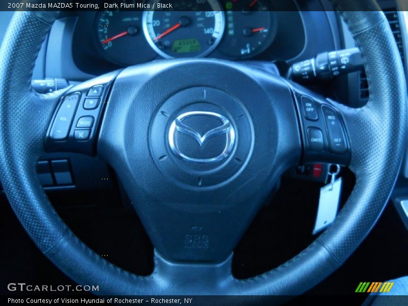 Dark Plum Mica / Black 2007 Mazda MAZDA5 Touring