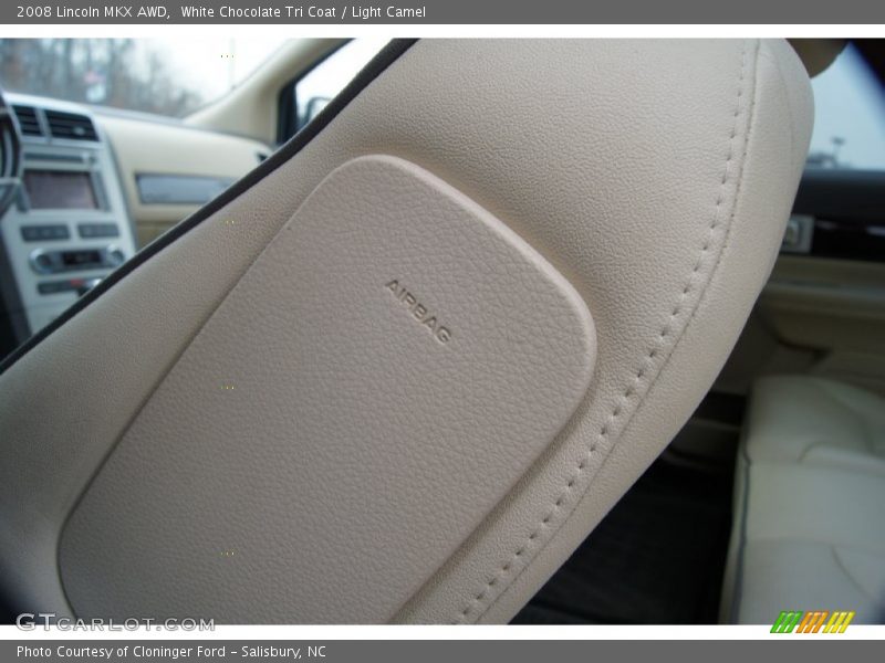White Chocolate Tri Coat / Light Camel 2008 Lincoln MKX AWD