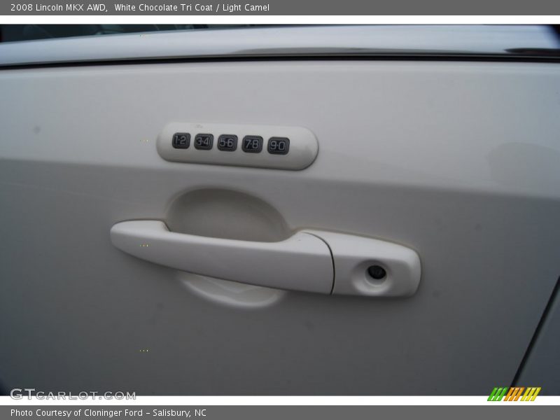 White Chocolate Tri Coat / Light Camel 2008 Lincoln MKX AWD