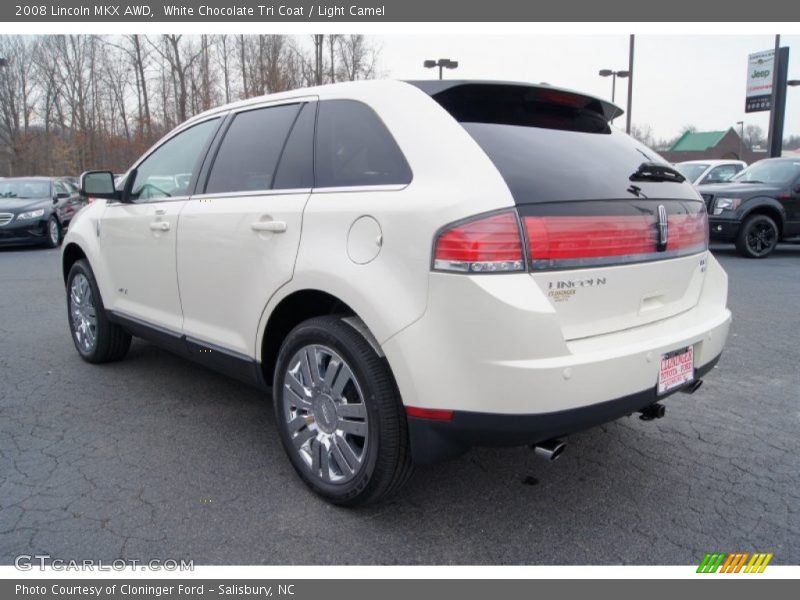 White Chocolate Tri Coat / Light Camel 2008 Lincoln MKX AWD