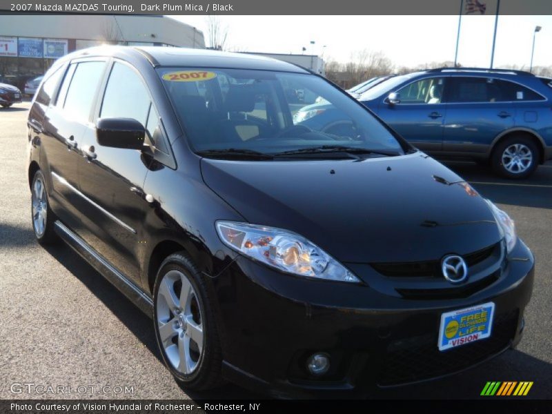 Dark Plum Mica / Black 2007 Mazda MAZDA5 Touring