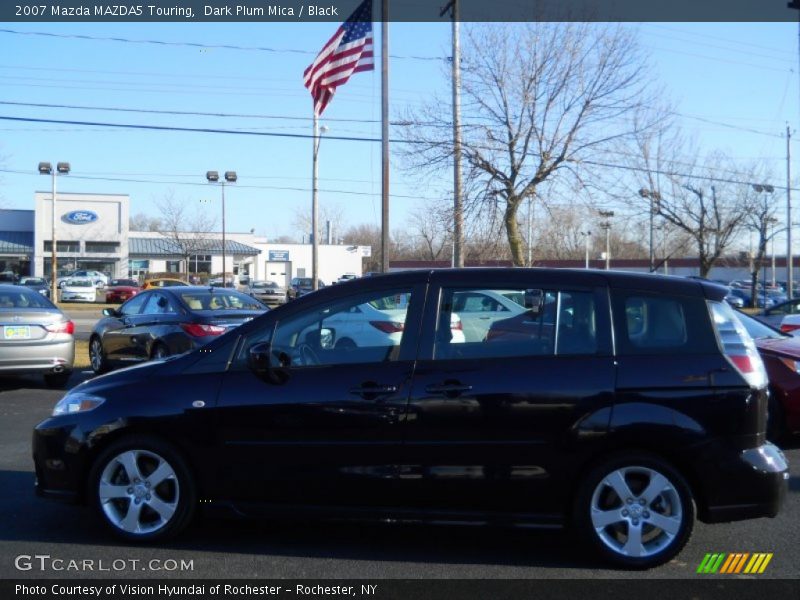 Dark Plum Mica / Black 2007 Mazda MAZDA5 Touring