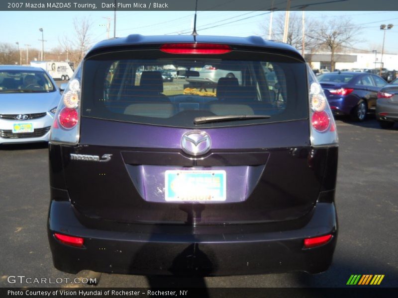 Dark Plum Mica / Black 2007 Mazda MAZDA5 Touring