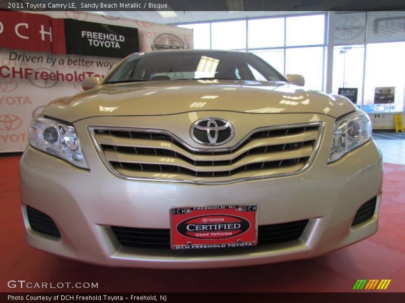 Sandy Beach Metallic / Bisque 2011 Toyota Camry LE