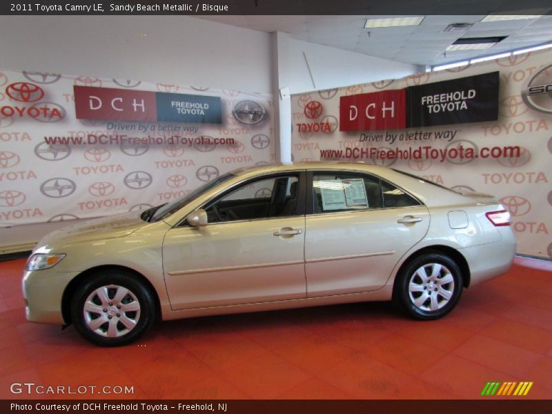 Sandy Beach Metallic / Bisque 2011 Toyota Camry LE