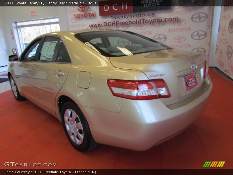 Sandy Beach Metallic / Bisque 2011 Toyota Camry LE