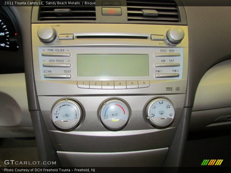 Sandy Beach Metallic / Bisque 2011 Toyota Camry LE