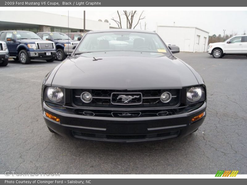 Black / Light Graphite 2009 Ford Mustang V6 Coupe