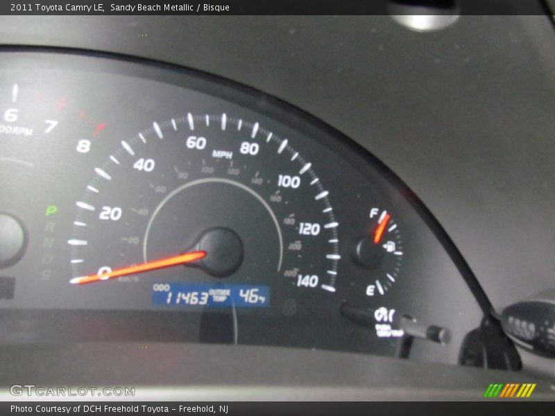 Sandy Beach Metallic / Bisque 2011 Toyota Camry LE