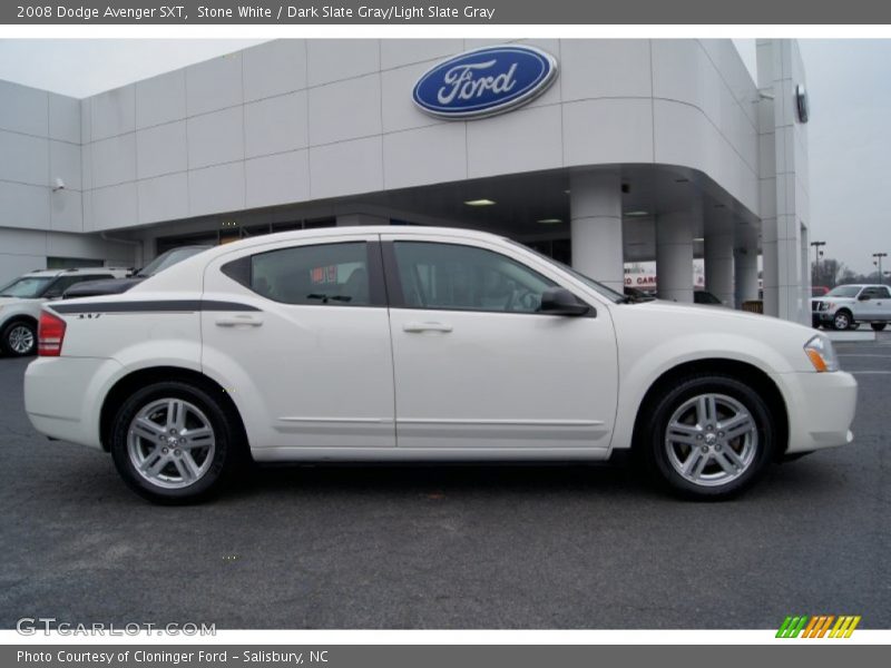 Stone White / Dark Slate Gray/Light Slate Gray 2008 Dodge Avenger SXT