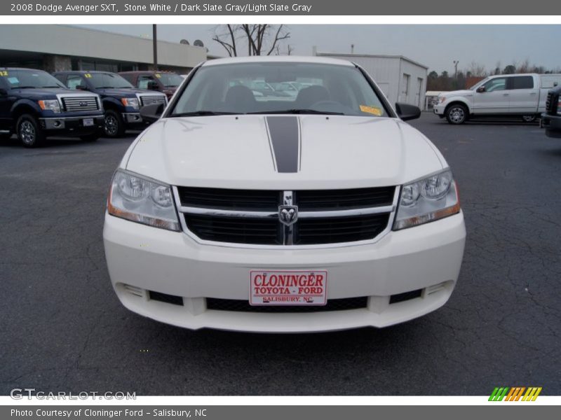 Stone White / Dark Slate Gray/Light Slate Gray 2008 Dodge Avenger SXT