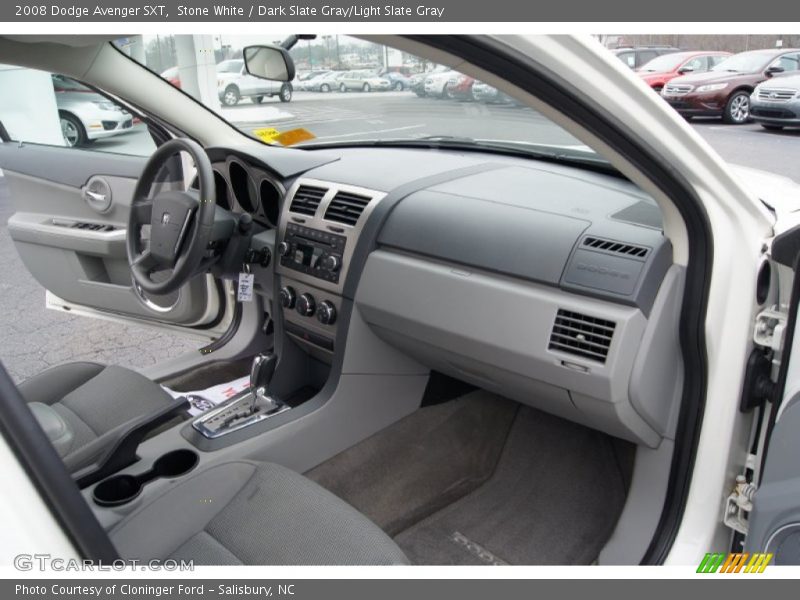 Stone White / Dark Slate Gray/Light Slate Gray 2008 Dodge Avenger SXT