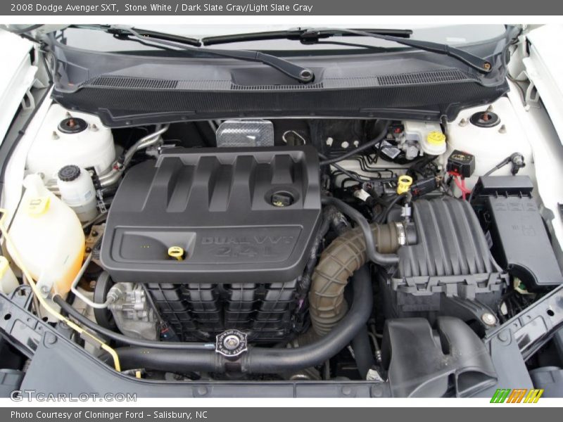 Stone White / Dark Slate Gray/Light Slate Gray 2008 Dodge Avenger SXT