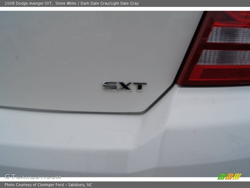 Stone White / Dark Slate Gray/Light Slate Gray 2008 Dodge Avenger SXT