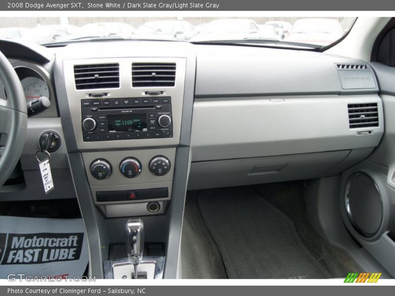 Stone White / Dark Slate Gray/Light Slate Gray 2008 Dodge Avenger SXT