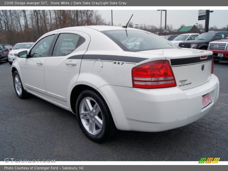 Stone White / Dark Slate Gray/Light Slate Gray 2008 Dodge Avenger SXT