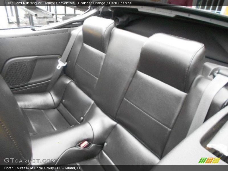 Grabber Orange / Dark Charcoal 2007 Ford Mustang V6 Deluxe Convertible