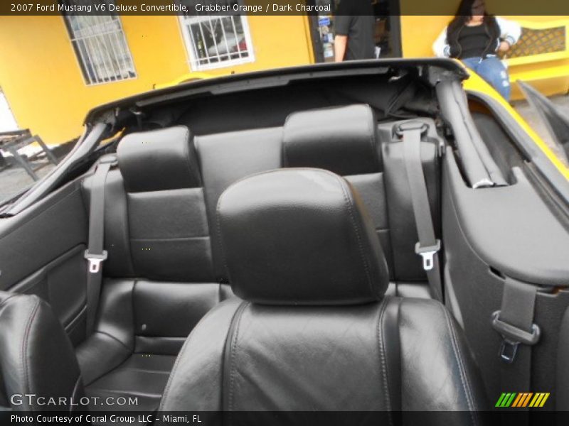 Grabber Orange / Dark Charcoal 2007 Ford Mustang V6 Deluxe Convertible