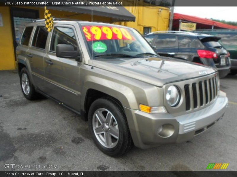 Light Khaki Metallic / Pastel Pebble Beige 2007 Jeep Patriot Limited
