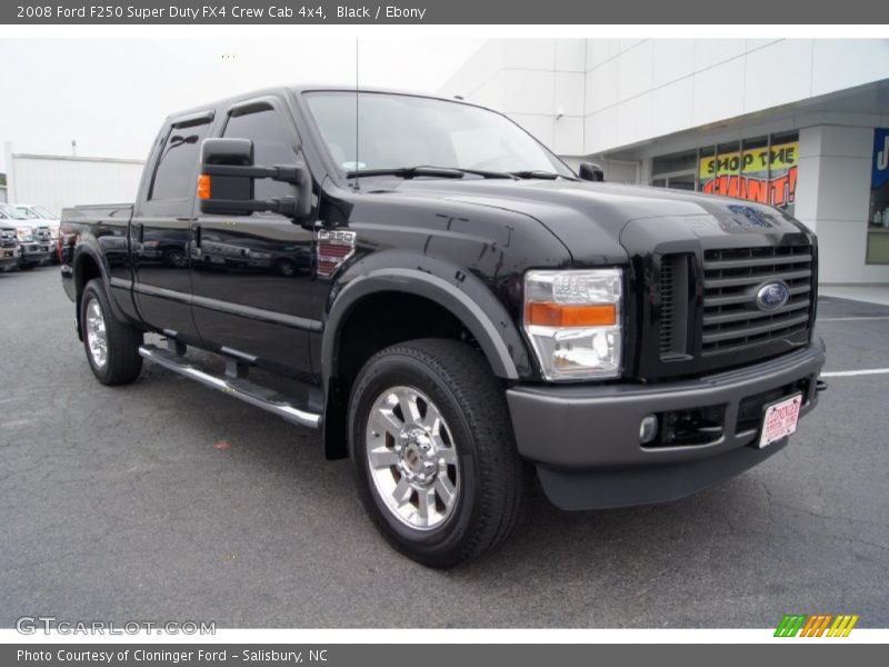Front 3/4 View of 2008 F250 Super Duty FX4 Crew Cab 4x4