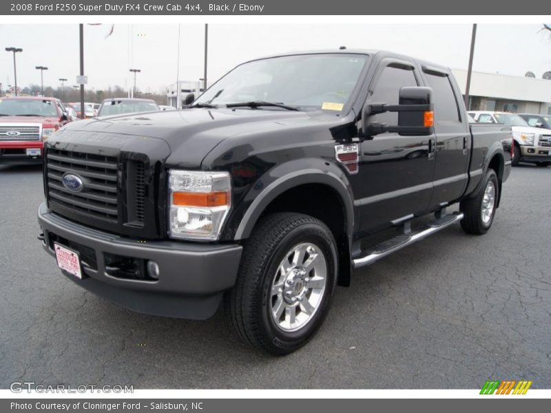 Black / Ebony 2008 Ford F250 Super Duty FX4 Crew Cab 4x4