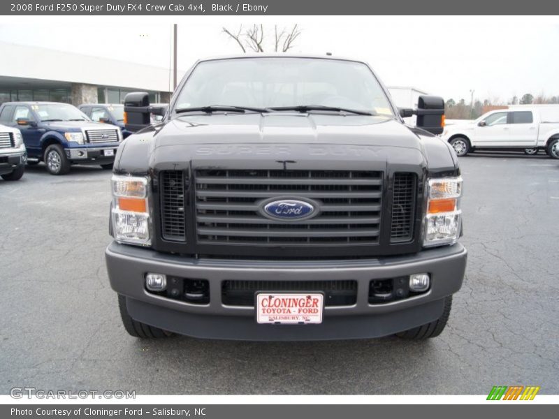 Black / Ebony 2008 Ford F250 Super Duty FX4 Crew Cab 4x4
