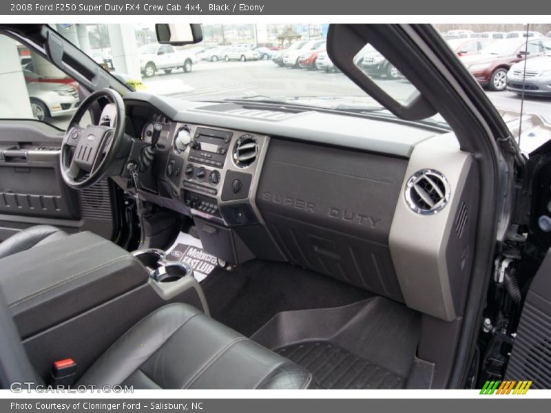  2008 F250 Super Duty FX4 Crew Cab 4x4 Ebony Interior