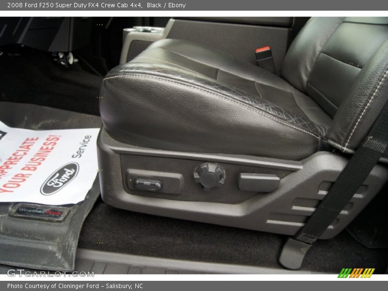 Black / Ebony 2008 Ford F250 Super Duty FX4 Crew Cab 4x4