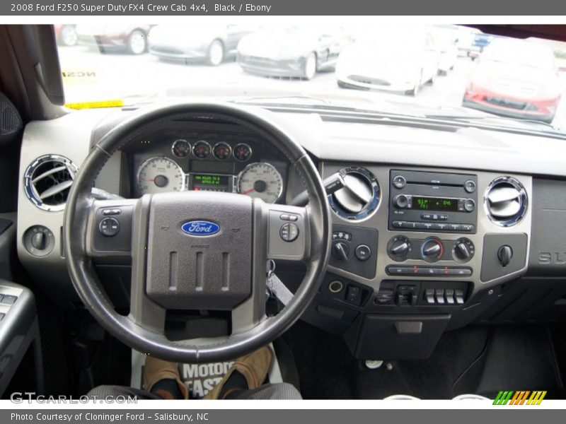 Black / Ebony 2008 Ford F250 Super Duty FX4 Crew Cab 4x4