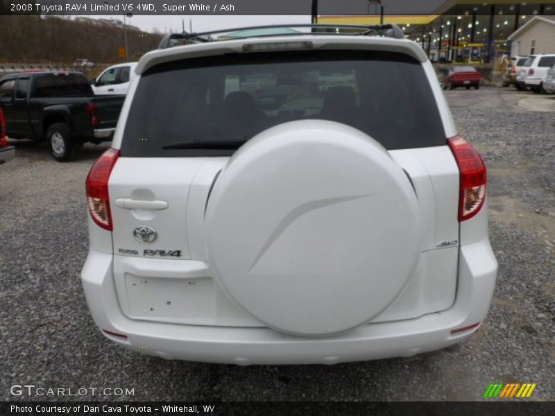 Super White / Ash 2008 Toyota RAV4 Limited V6 4WD