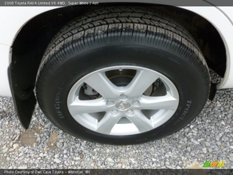 Super White / Ash 2008 Toyota RAV4 Limited V6 4WD
