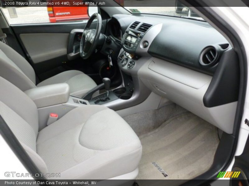 Super White / Ash 2008 Toyota RAV4 Limited V6 4WD