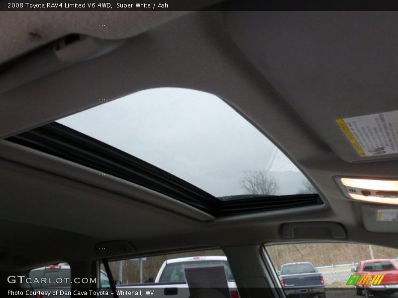 Super White / Ash 2008 Toyota RAV4 Limited V6 4WD