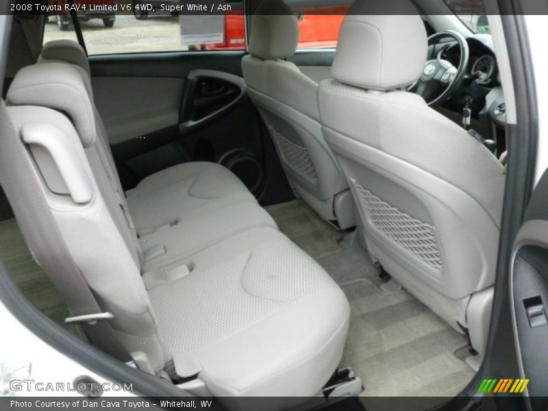 Super White / Ash 2008 Toyota RAV4 Limited V6 4WD