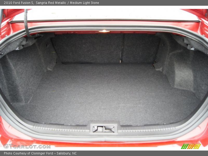 Sangria Red Metallic / Medium Light Stone 2010 Ford Fusion S