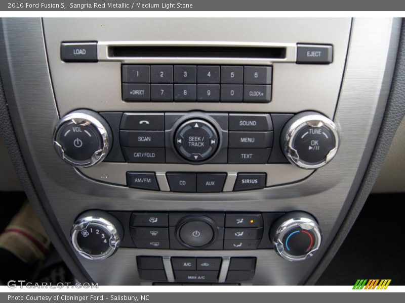 Sangria Red Metallic / Medium Light Stone 2010 Ford Fusion S