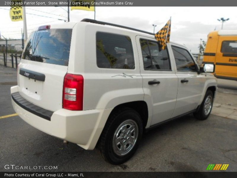 Stone White / Dark Slate Gray/Medium Slate Gray 2009 Jeep Patriot Sport