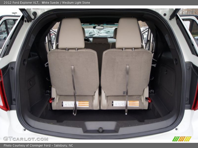 White Suede / Medium Light Stone 2012 Ford Explorer XLT