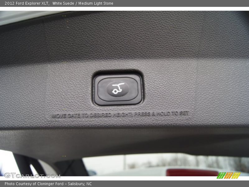 White Suede / Medium Light Stone 2012 Ford Explorer XLT