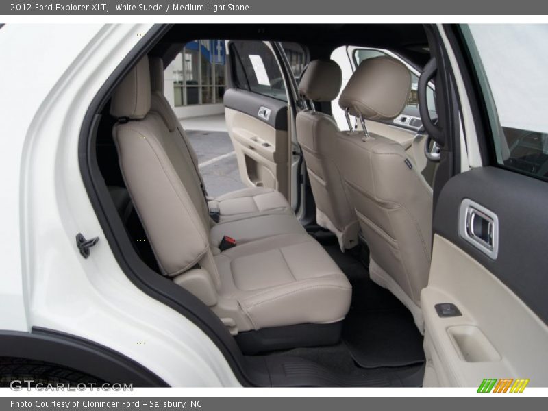 White Suede / Medium Light Stone 2012 Ford Explorer XLT