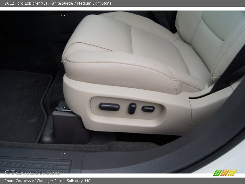 White Suede / Medium Light Stone 2012 Ford Explorer XLT