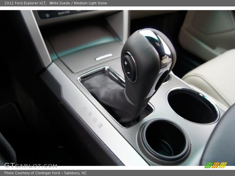 White Suede / Medium Light Stone 2012 Ford Explorer XLT