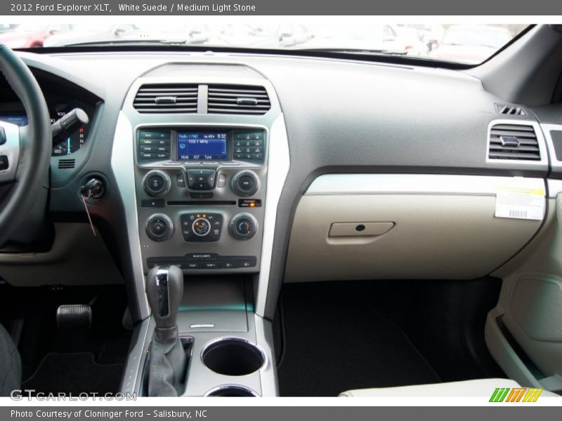 White Suede / Medium Light Stone 2012 Ford Explorer XLT