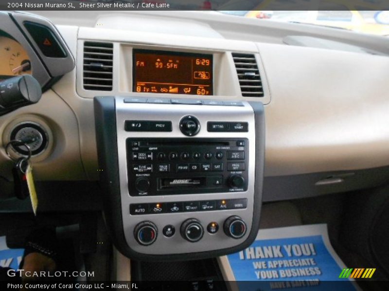 Sheer Silver Metallic / Cafe Latte 2004 Nissan Murano SL